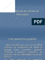 Les Tendances Du Roman Au XXe Siècle