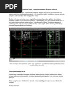 Download Tutorial Membuat Gambar Kerja Rumah Sederhana Dengan Autocad by Azrhie Bocah Chapuracha SN240978387 doc pdf