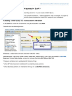 Share an SQVI Query in SAP