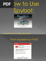 How To Use Spybot