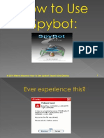 How To Use Spybot
