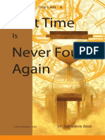 Lost Time Is Never Found Again