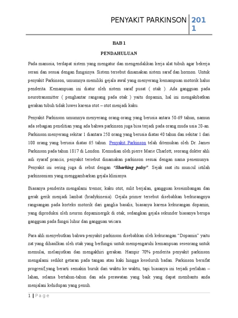 Referat Parkinson