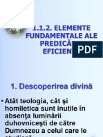 2. Fundamente Ale Predicarii Eficiente