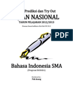 Prediksi Soal UN Bahasa Indonesia SMA Program BAHASA 2013