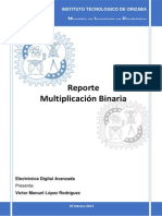 Reporte Multiplicacion Binaria
