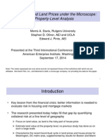 House prices and land prices under the microscope