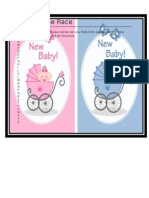 Baby Name Game Printable