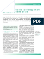 Lumière Artificielle Développement Durable Et Qualité de Vie PDF