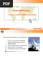 GENEX Assistant Customer Training Slide