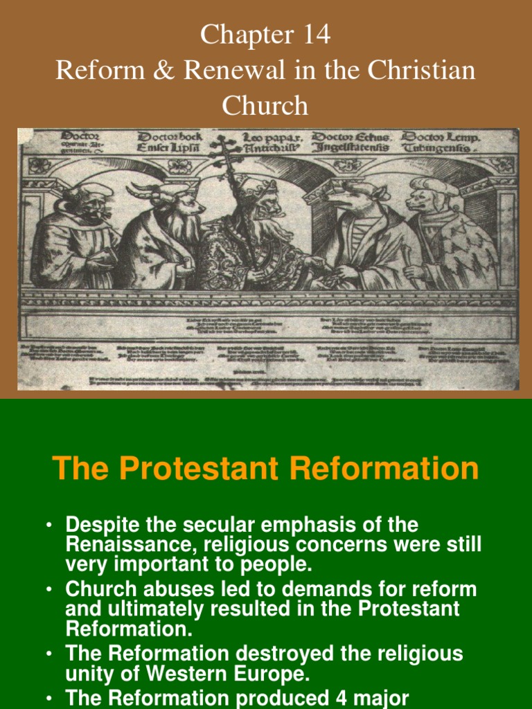 AP Euro Ch 14 Reformation ppt. Martin Luther Protestant Reformation
