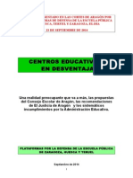 Centros en Desventaja: Demasiados y Vamos A Más