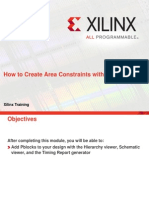 How To Create Area Constraints With Planahead