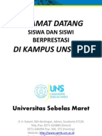 Presentasi Universitas Sebelas Maret 2014