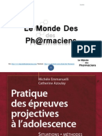 Pratique Des Epreuves Projectives A L'adolescence PDF