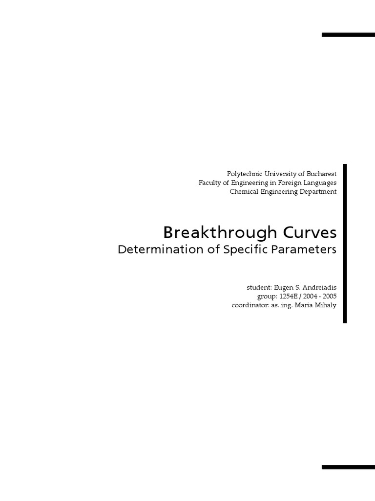 Andreiadis Breakthrough Curves PDF Chromatography High Performance Liquid Chromatography