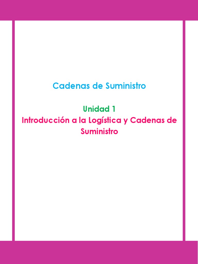Cadena de Suministro | PDF | Negocios