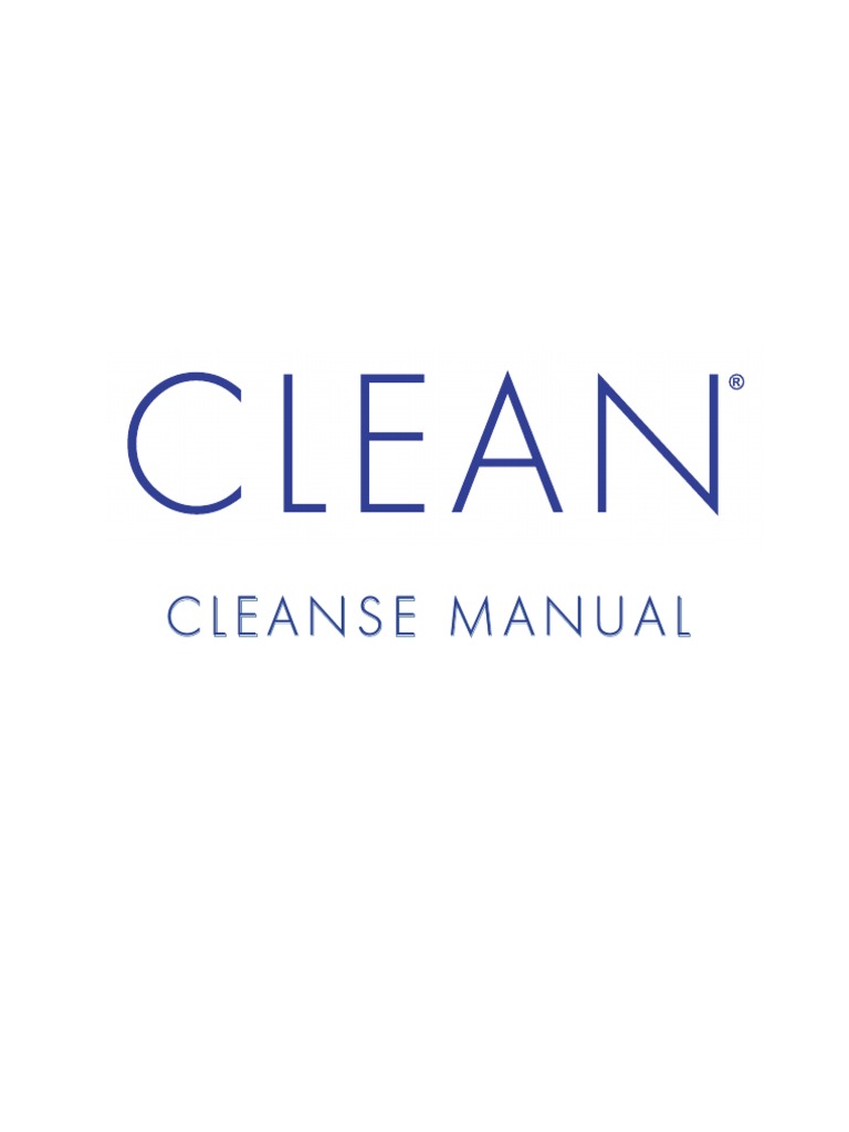 Clean Program Manual | PDF