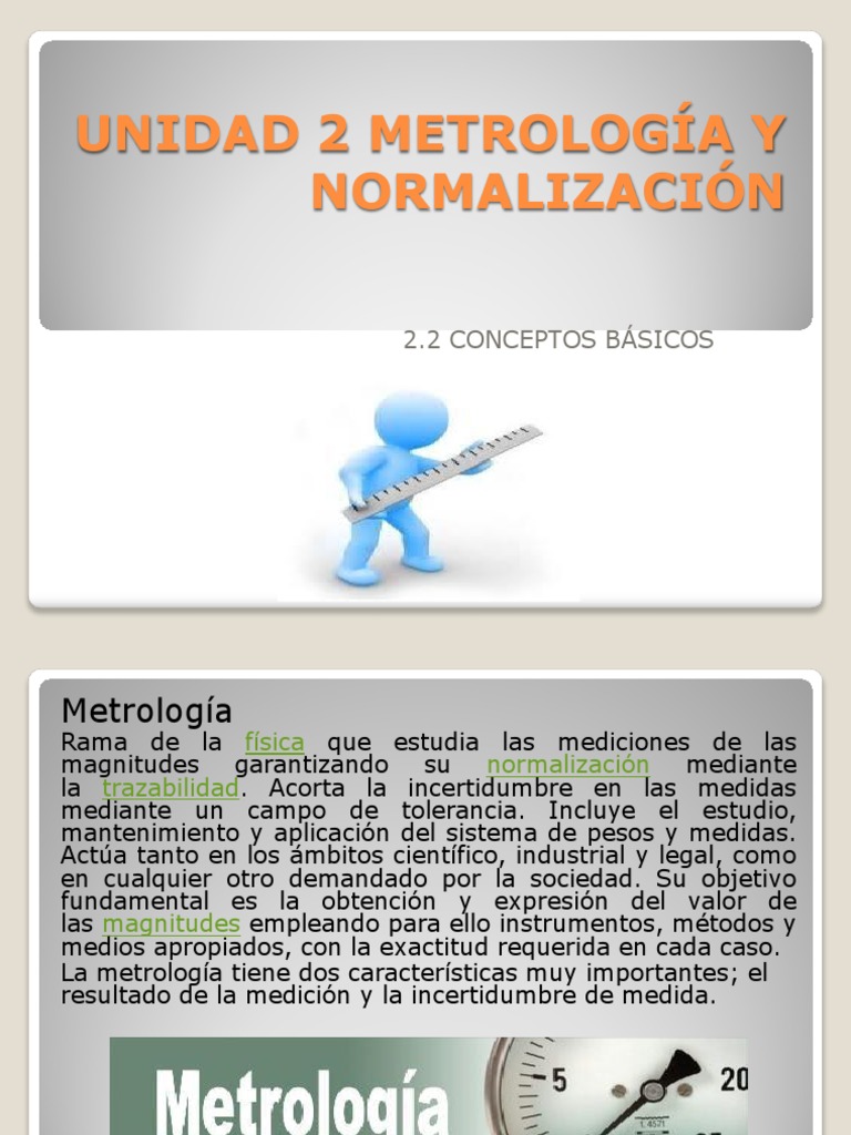 Conceptos Básicos de Metrología | PDF | Metrología | Medición