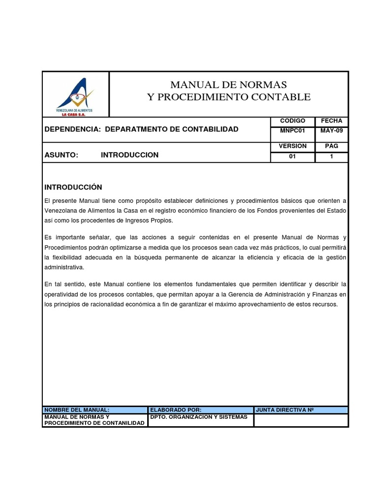 MANUAL DE CONTABILIDAD.pdf | Contabilidad | Estado financiero