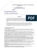 La Autorregulación Emocional Como Elemento Central de La Inteligencia Emocional