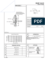 Relief Valve: RD-08W-X-Y-Z