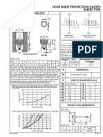 Hose Burst Protection Valves Insert-Type: HB-G02-Y-Z