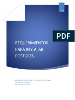 Requerimientos para Instalar Postgres