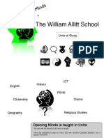 Opening Minds at The William Allitt School England.