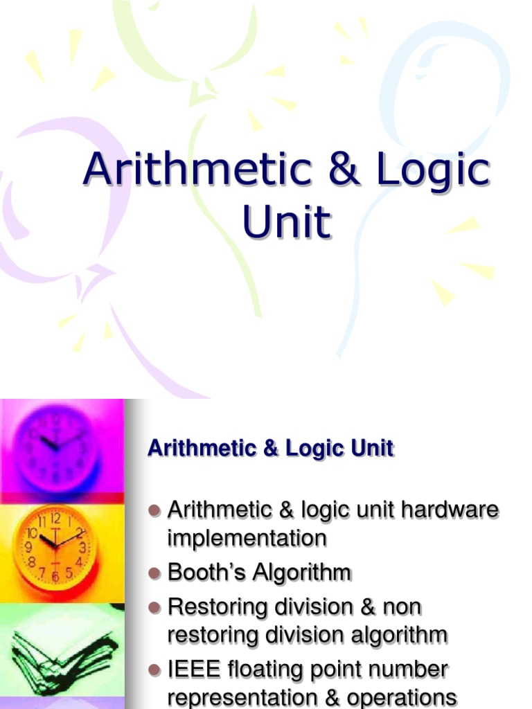 Arithmetic & Logic Unit | Division (Mathematics) | Theory Of Computation