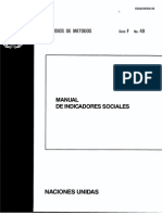 Manual de Indicadores Sociales