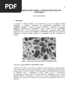 Microestrutura Do Concreto