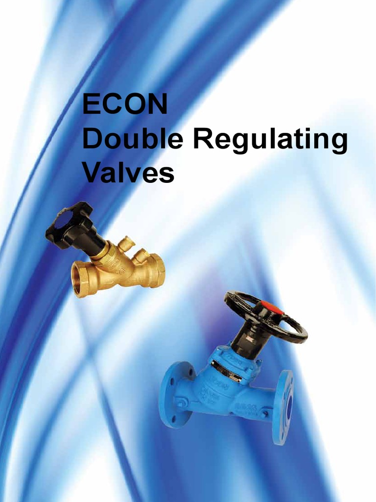 Double Regulating Valves Overview | PDF | Valve | Battery Charger