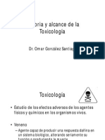 01 Historia y Alcance de La Toxicología