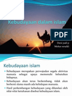 Kebudayan Dalm Islam