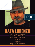Concierto Rafa Lorenzo en Nerac
