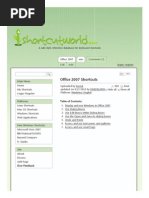 Microsoft Project Keyboard Shortcuts | PDF | System Software | Text