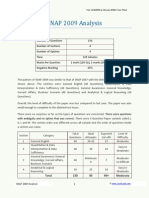 Snap 2009 Analysis