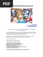 Bringing HAPPINESS Into Your Classroom