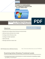 Windows Server 2008 Active Directory, Configuring Exam