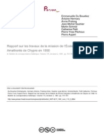 Rapport Sur Les Travaux de La Mission de L'école Française À Amathonte de Chypre en 1990 - BCH - 0007-4217 - 1991 - Num - 115!2!6864