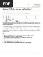 Getting FLEXlm Started For RokDoc