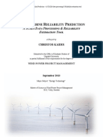 Wind Turbine Reliability Prediction Using SCADA Data