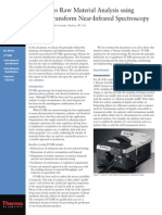 A Guide To Raw Material Analysis Using Fourier Transform Near-Infrared Spectros