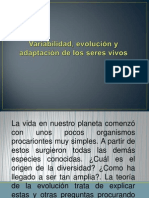 Variabilidad, Adaptacion y Evolucion