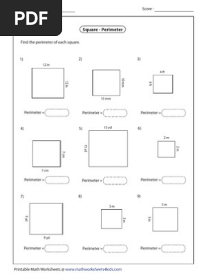Square Perimeter Easy3