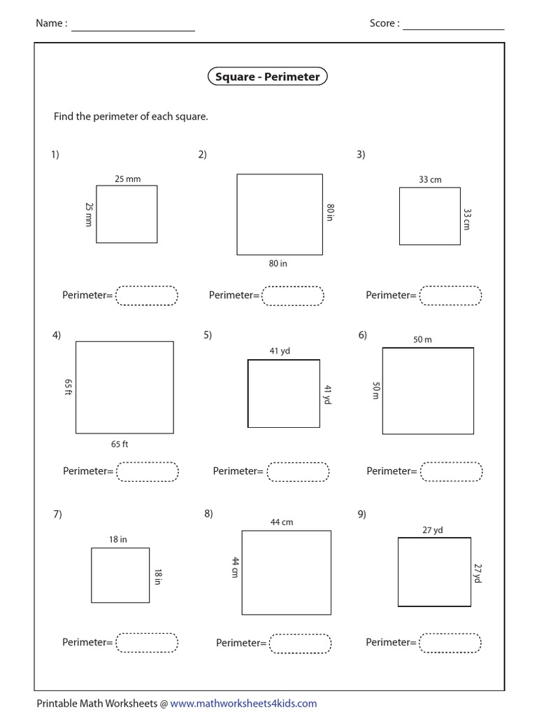 Square Perimeter Medium2 | PDF | Home & Garden