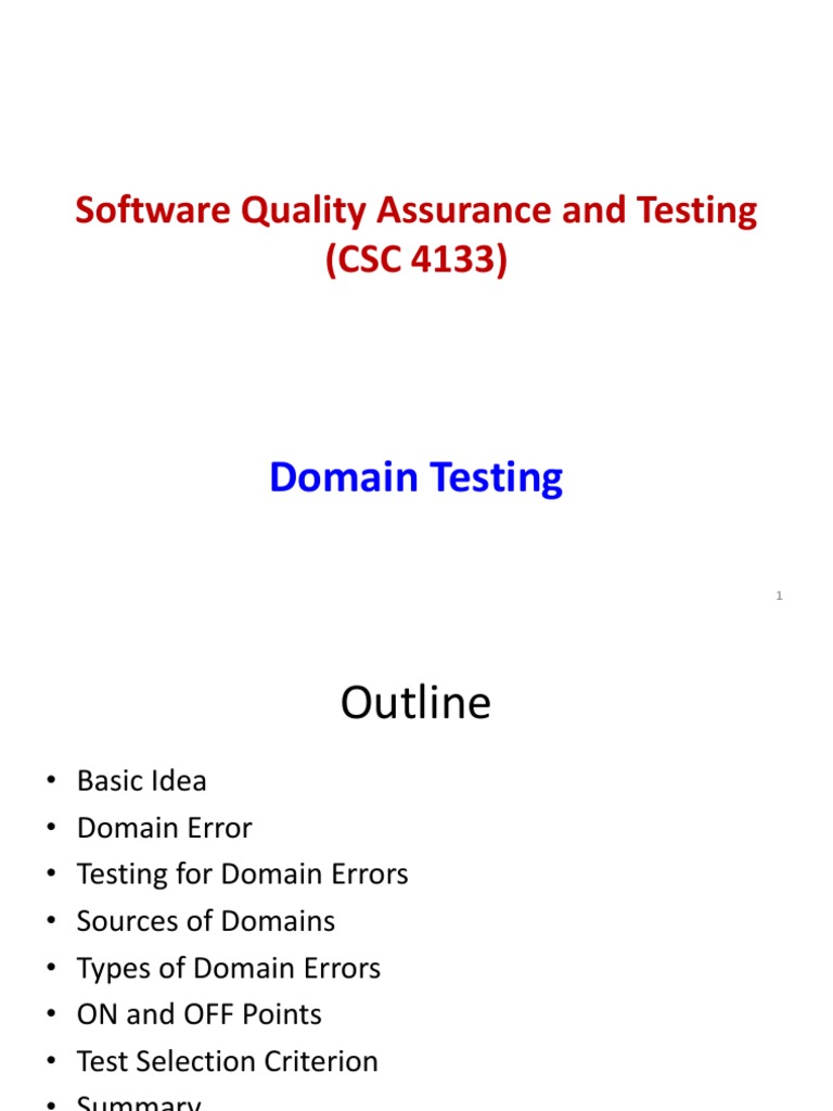 Software Quality Assurance Testing | PDF | Error | Computer Program