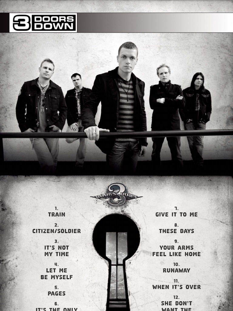 Digital Booklet 3 Doors Down Leisure Entertainment