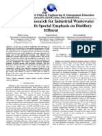 IJEEE-1-4-A Review on Research for Industrial Wastewater Treatment With Special Emphasis on Distillery Effluent
